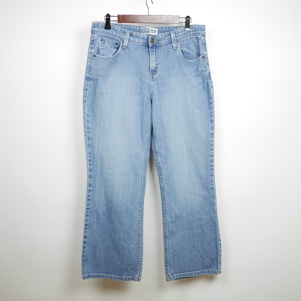 Levis Blue Light Wash Jeans Stretch Denim Bootcut